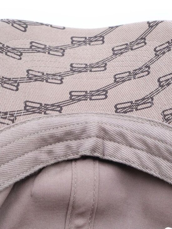 Balenciaga BB Monogram Logo 6 Panel Cap Bbmonogram Beige main image 8